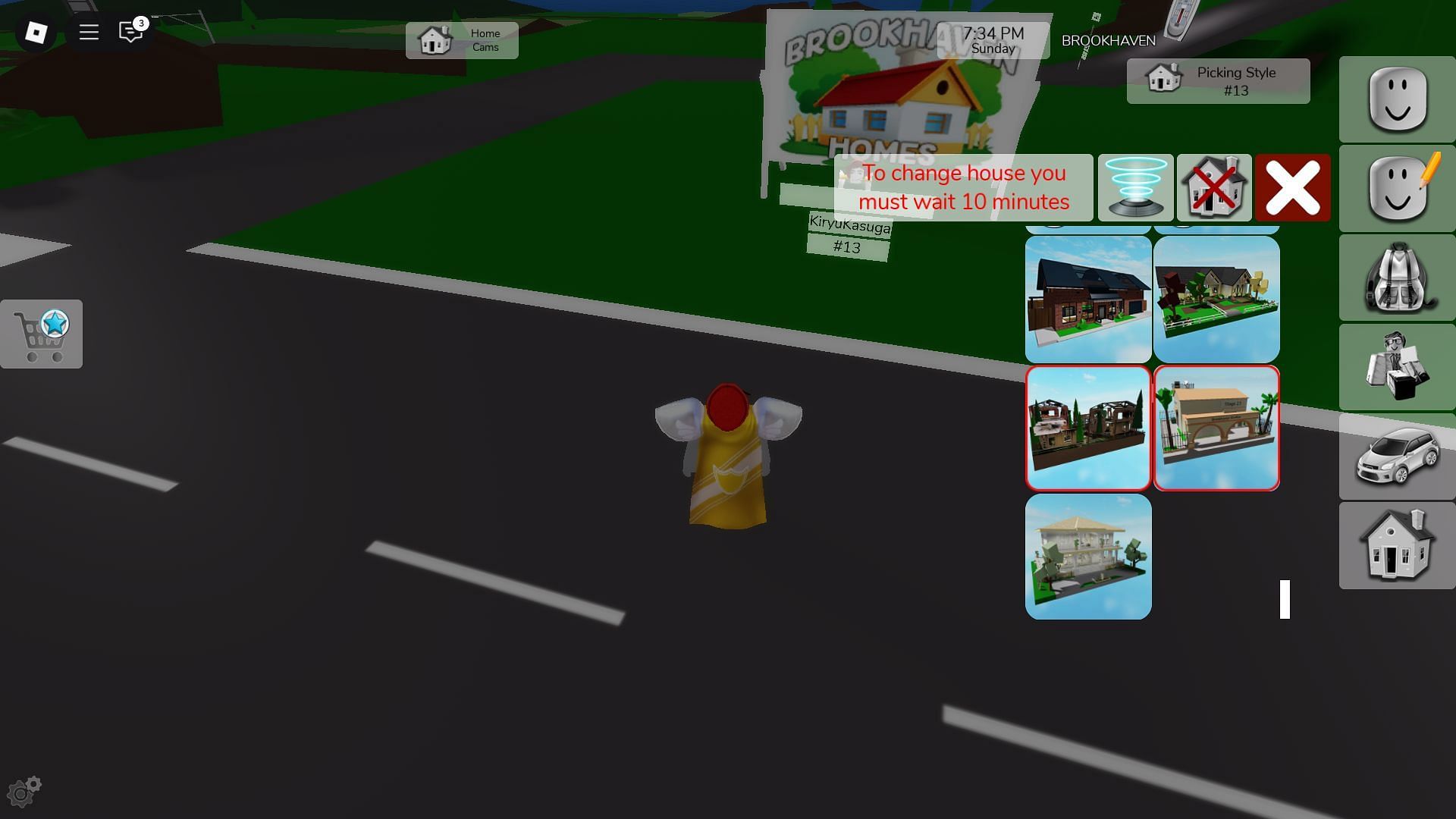 The New Summer House in the House menu (Image via Roblox)